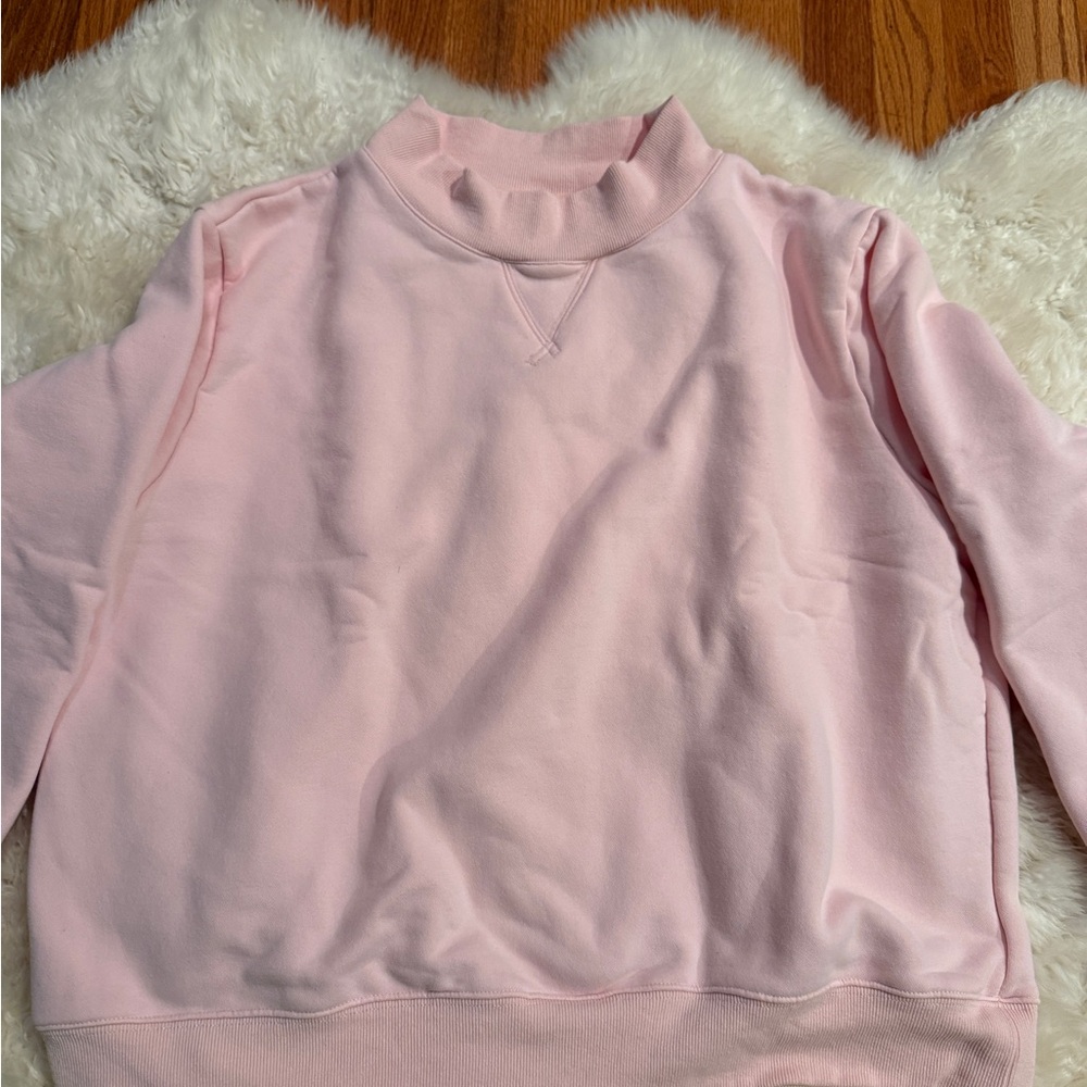 Parker Light Pink Cowl Neck Sweater